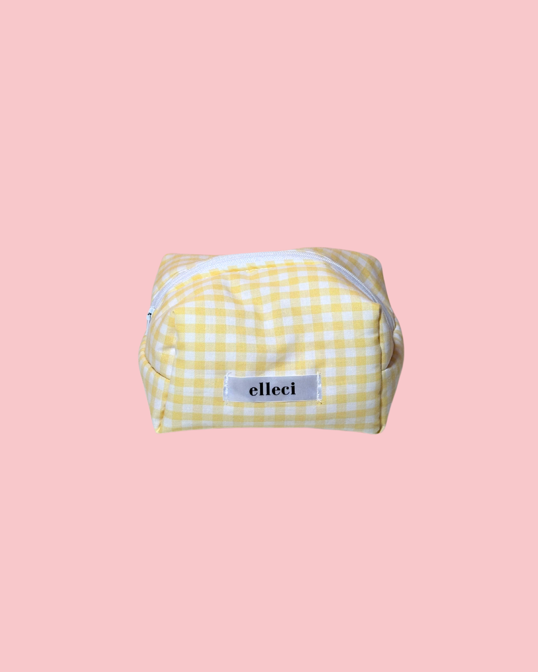 Beauty-case Mini Vichy Giallo