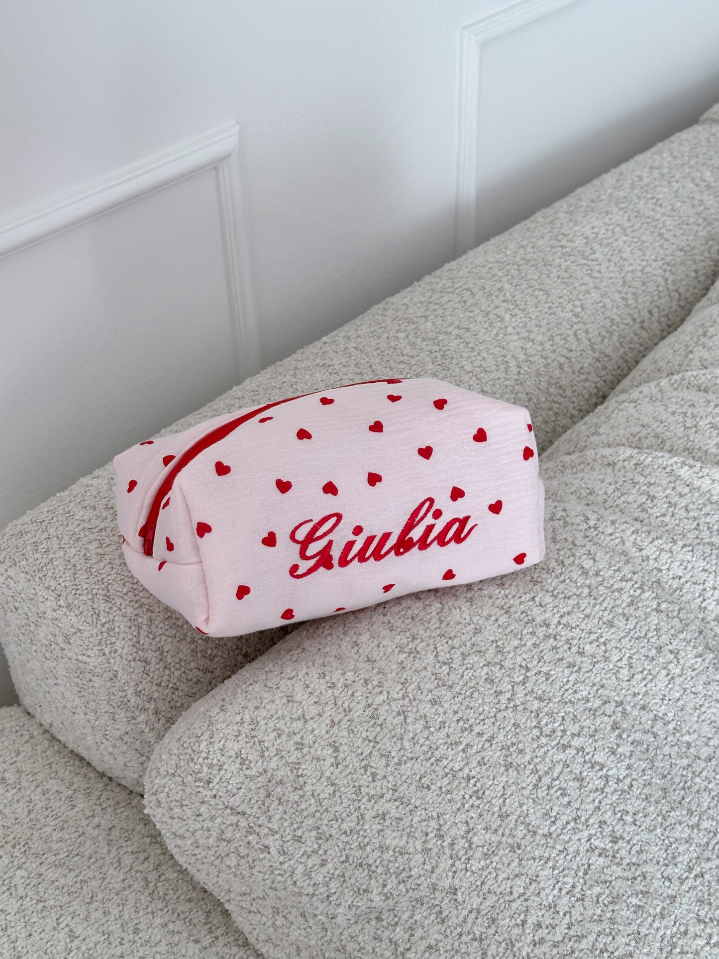 Beauty-case con Ricamo Personalizzato