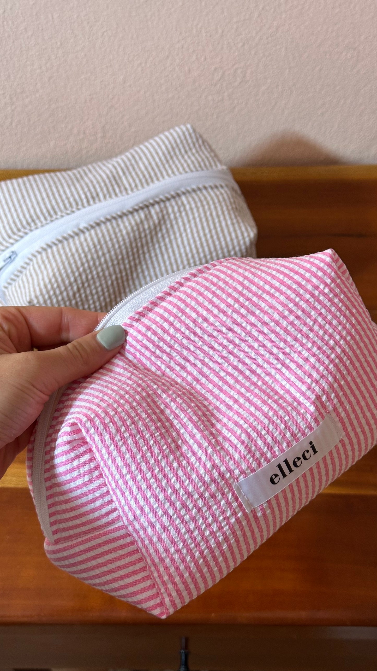 Small Big Babol Stripes beauty case