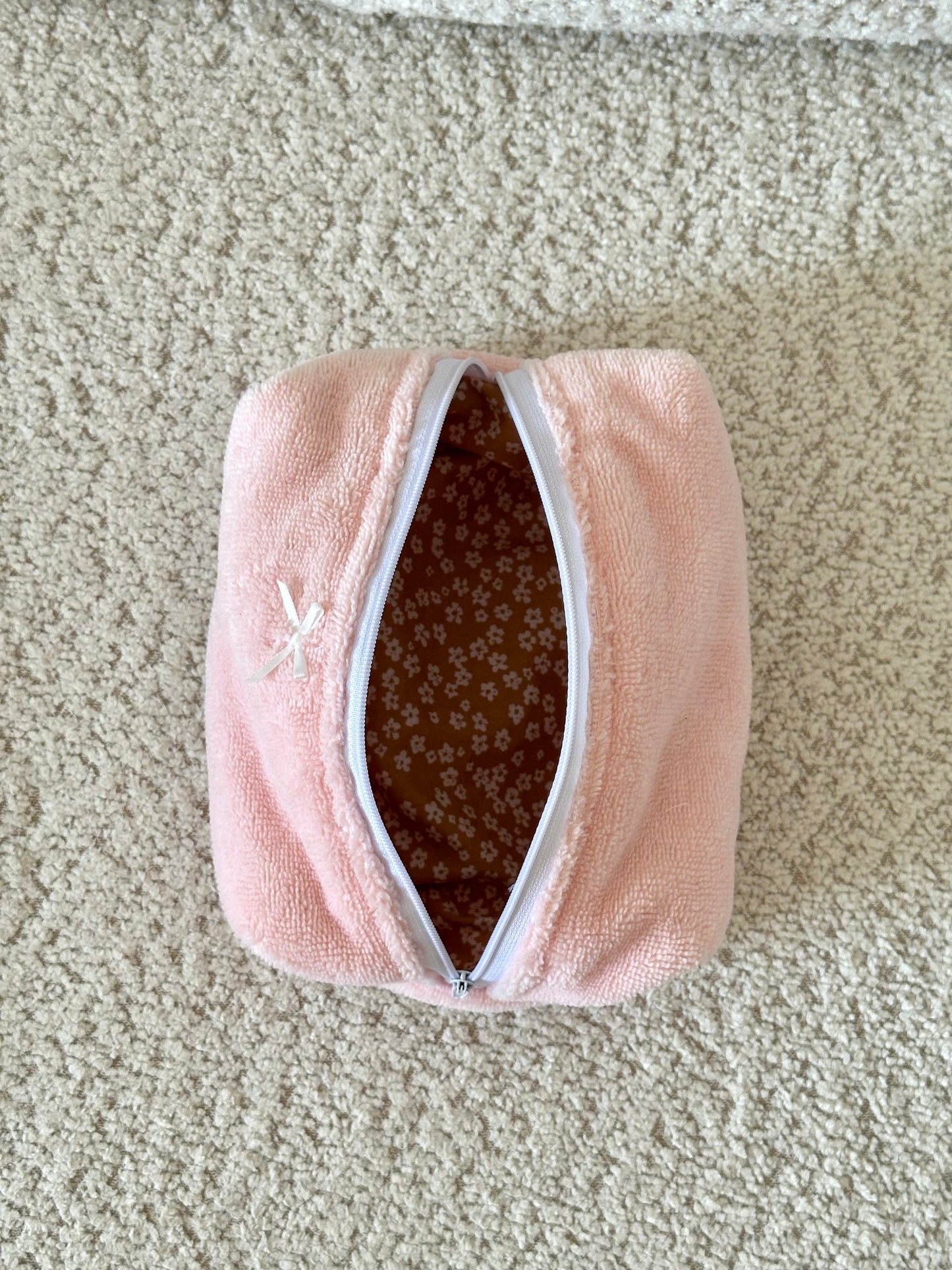 Beauty-case Small Bamboo Rosa