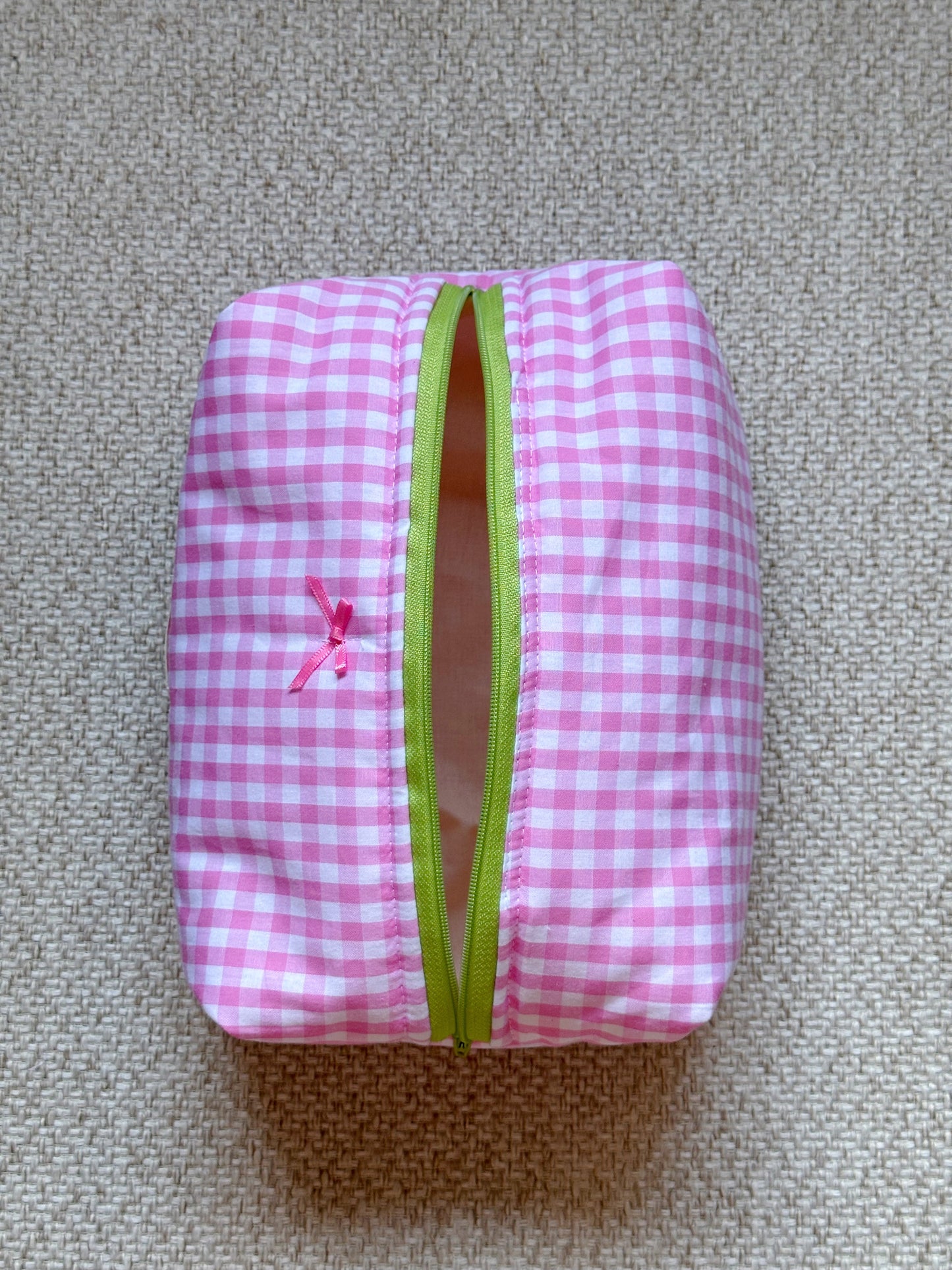 Beauty-case Medium Vichy Rosa + Verde