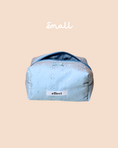 Beauty case Small Sangallo Blue