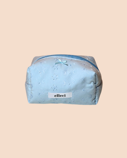 Beauty case Small Sangallo Blue