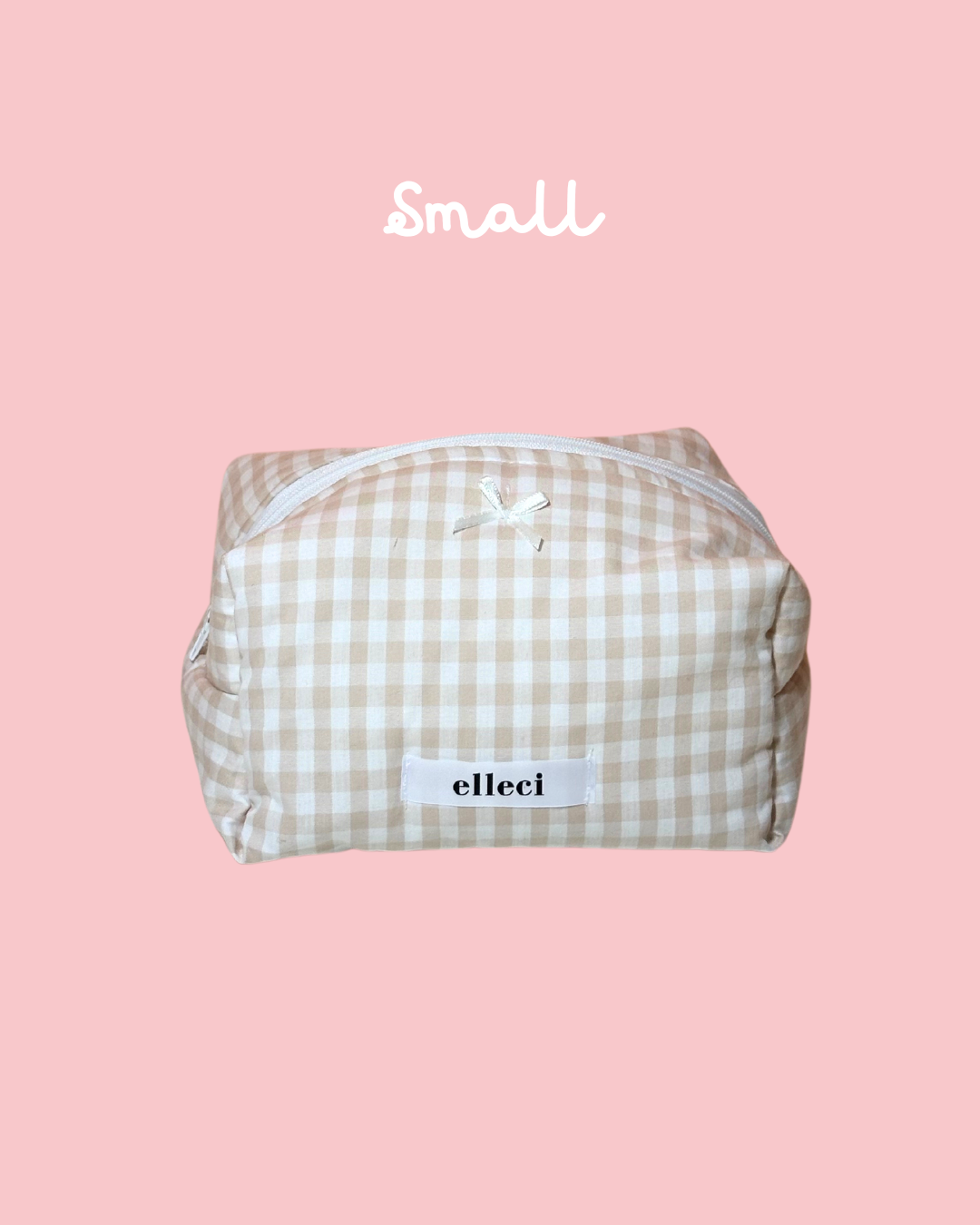 Beauty case Small Vichy Beige