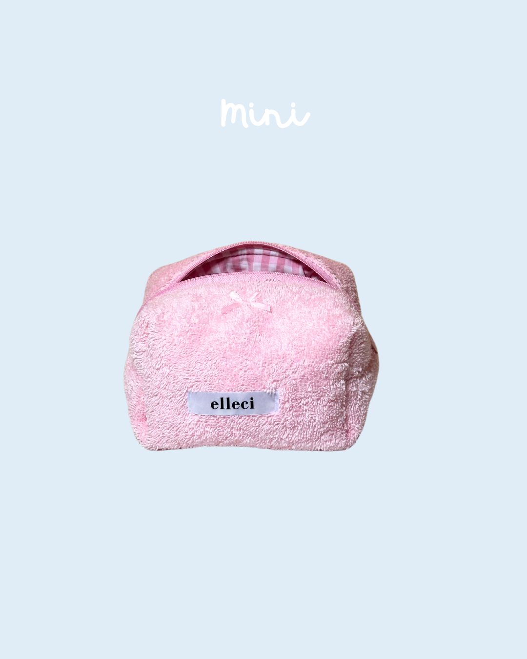 Beauty-case Mini in Spugna Rosa
