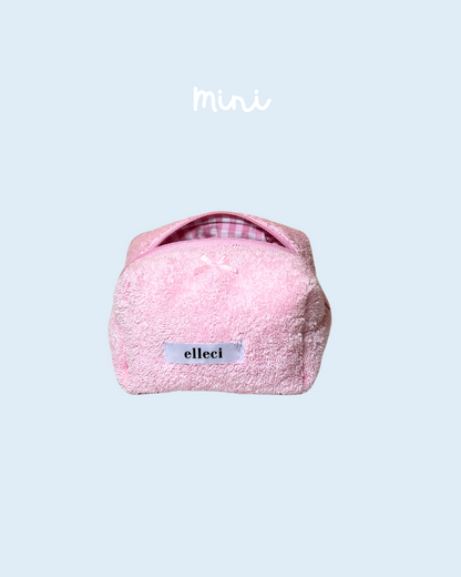 Beauty-case Mini in Spugna Rosa