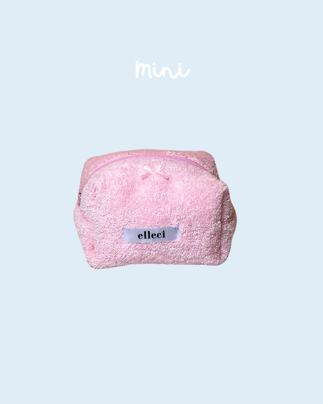 Beauty-case Mini in Spugna Rosa