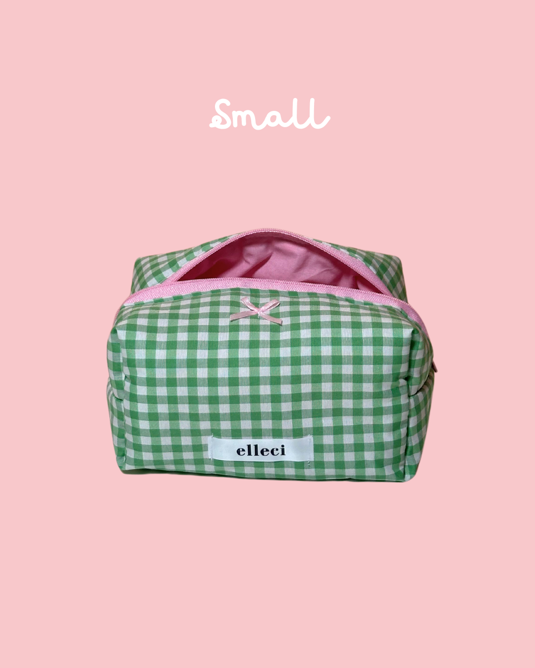 Beauty-case Small Vichy Verde