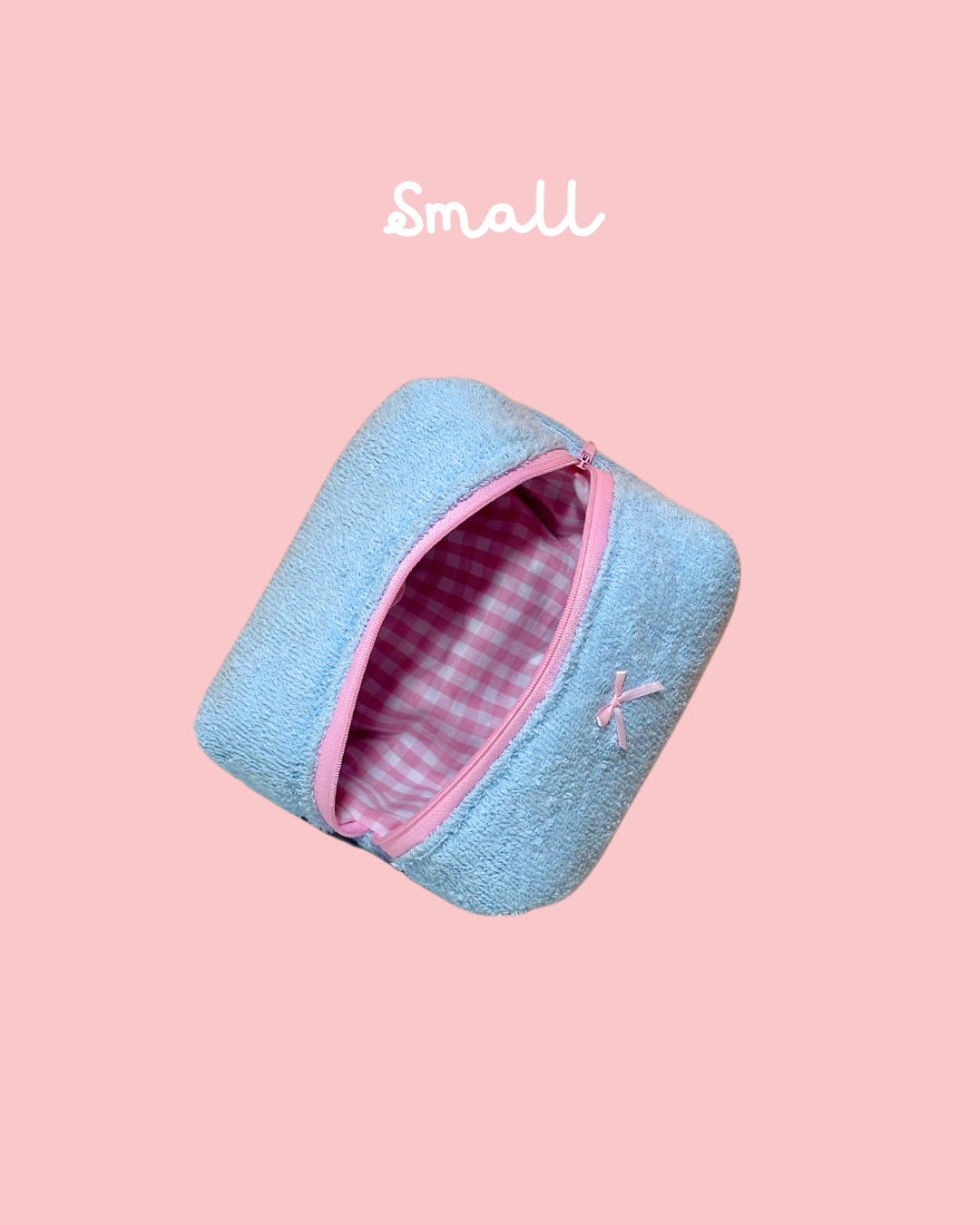 Beauty-case Small in Blue Sponge