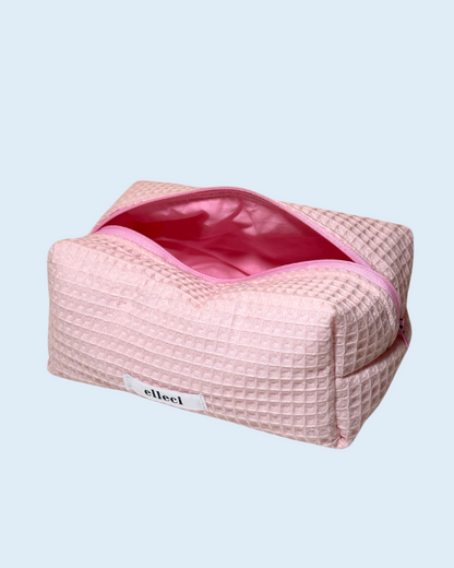 Beauty case Medium Honeycomb Pink + Pink