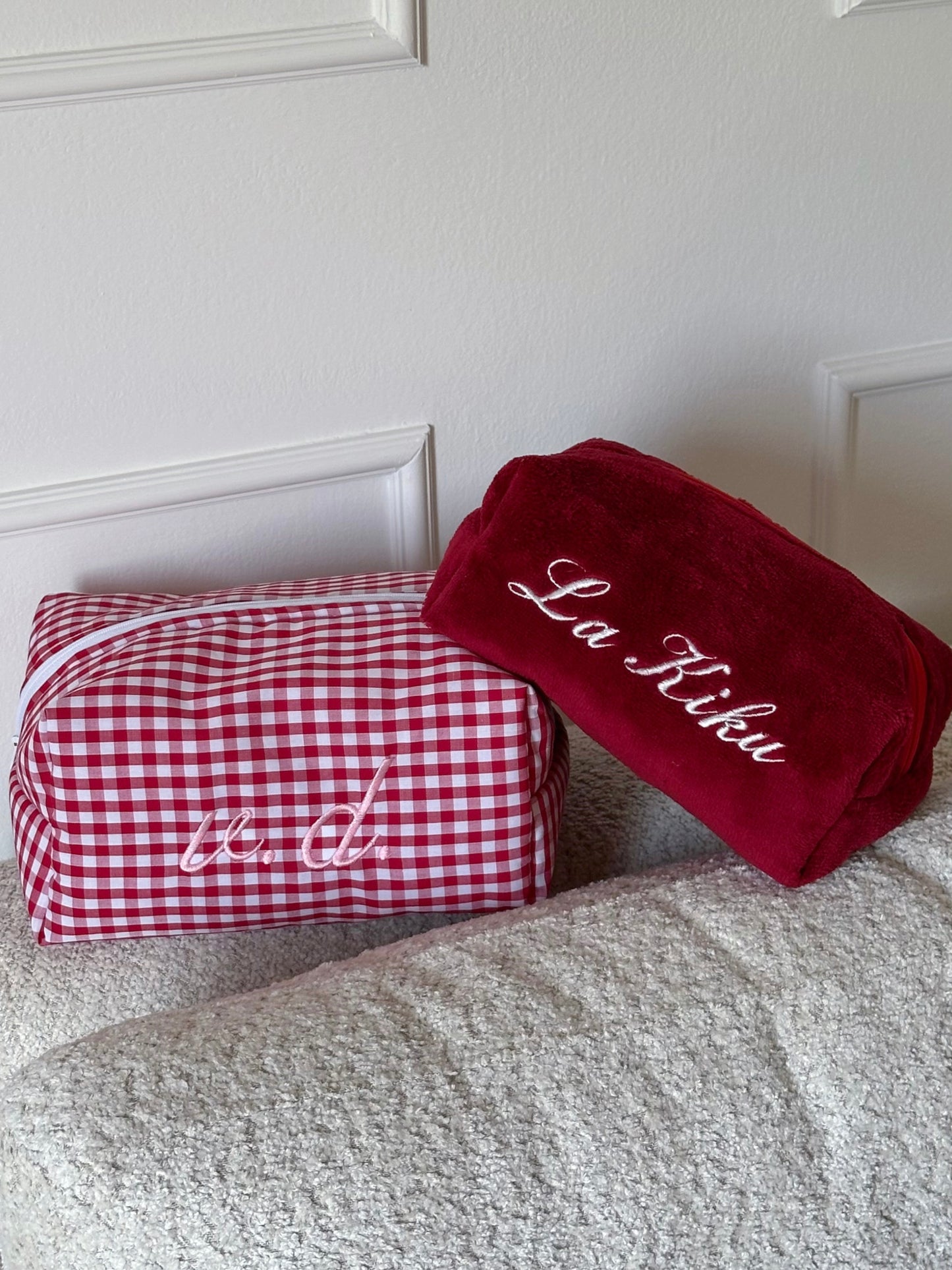 Beauty-case con Ricamo Personalizzato