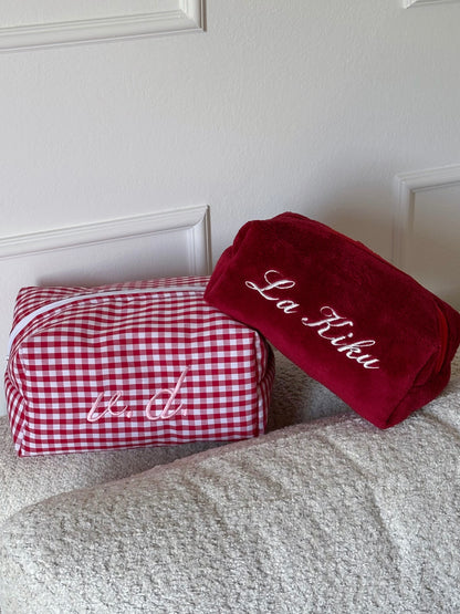 Beauty-case con Ricamo Personalizzato