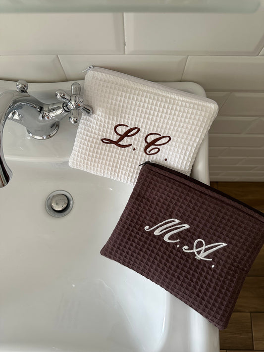 Flat pouch con Ricamo Personalizzato