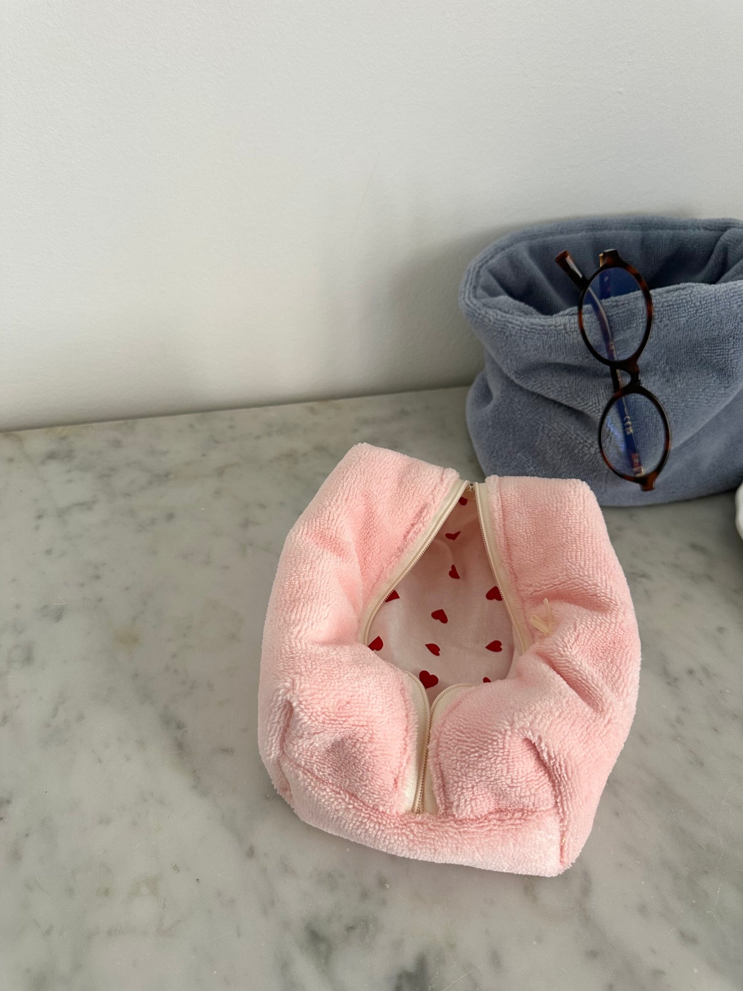 Beauty-case Small Bamboo rosa