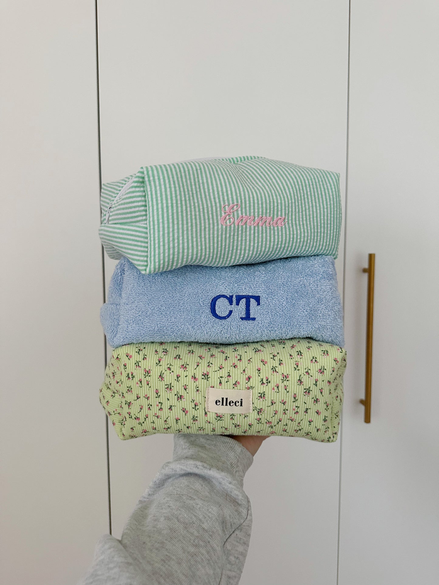 Beauty-case con Ricamo Personalizzato