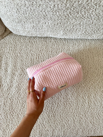 Beauty-case Medium nido d’ape Rosa