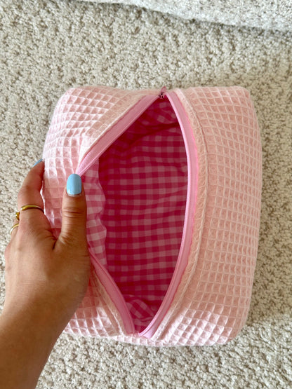Beauty-case Medium nido d’ape Rosa
