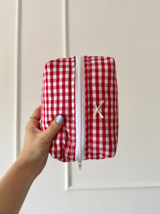 Beauty-case Small Vichy Rosso