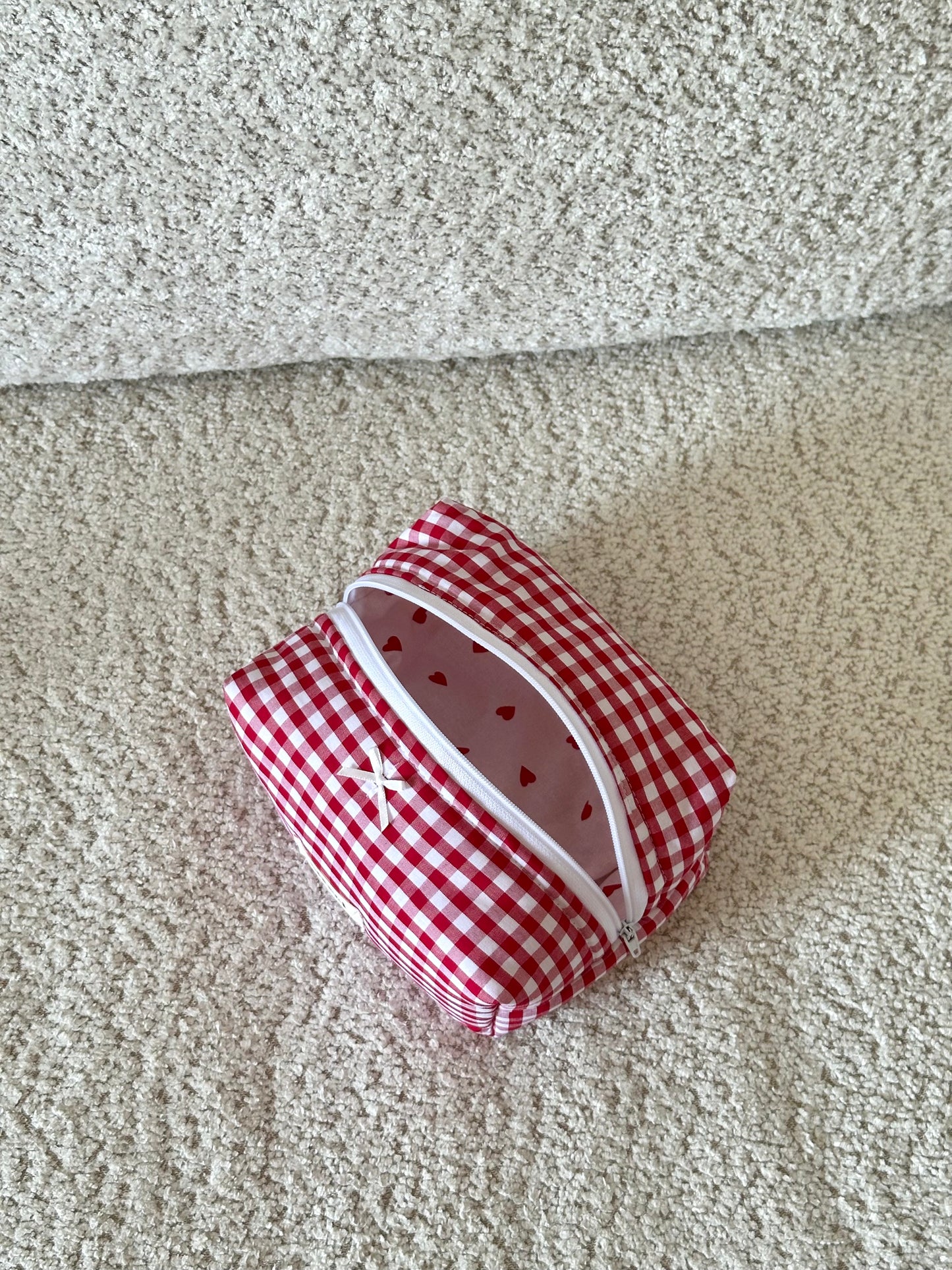 Beauty-case Small Vichy Rosso