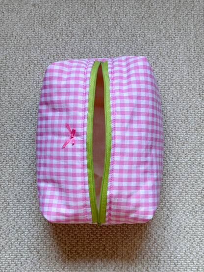 Beauty-case Medium Vichy Rosa + Verde