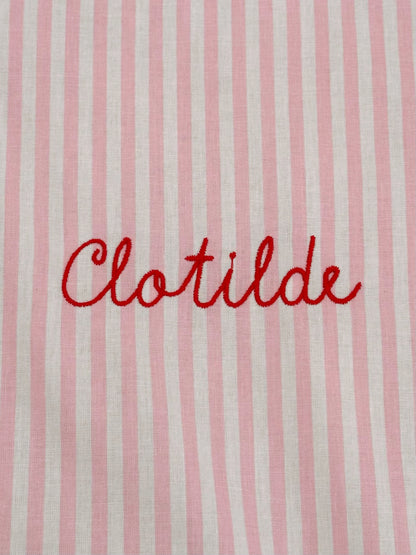 Flat pouch con Ricamo Personalizzato